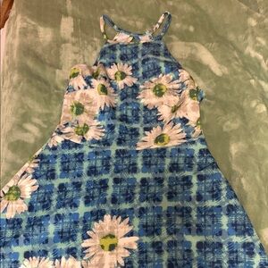 Floral Blue Altard State Sun Dress